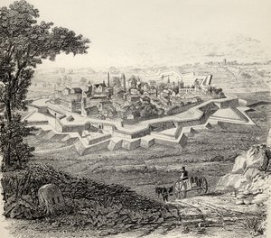 Une ville protégée par des bastions, de 